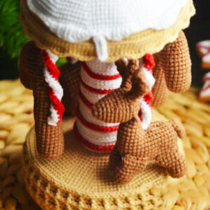 Cerf de Noël Amigurumi PDF Patron Gratuit (1)