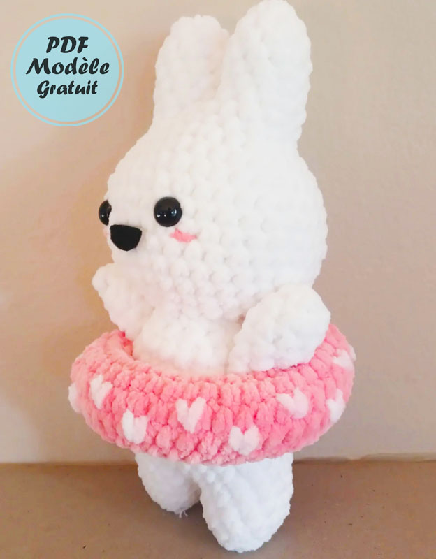 Lapin Nageur au Crochet PDF Patron Étape par Étape (2)