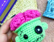 Porte-clés Tommy le Zombie au Crochet Patron Gratuit (1)