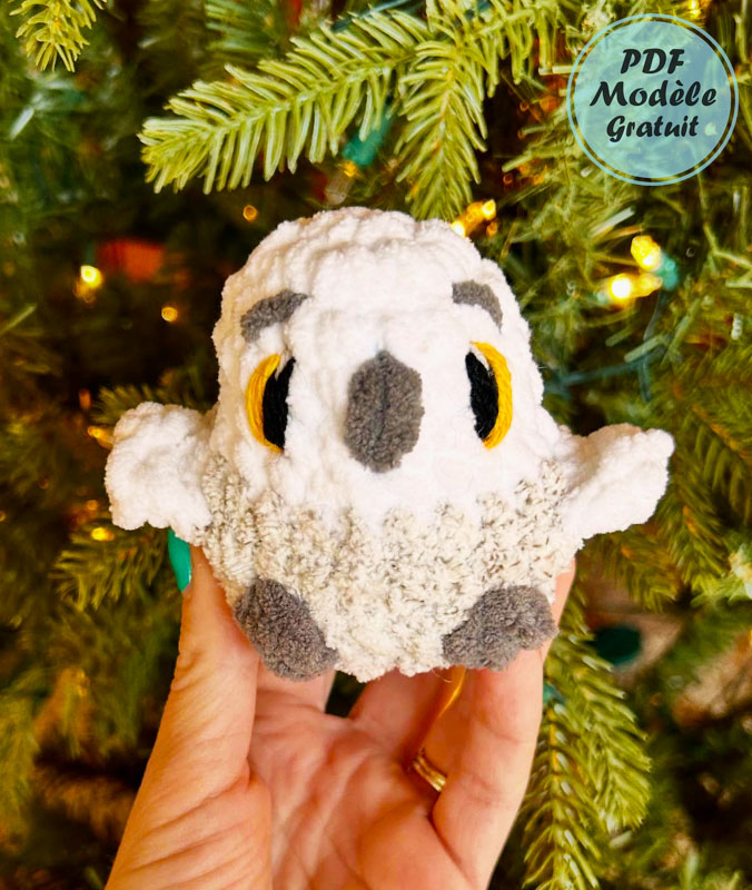Skye le Hibou des Neiges Modèle Crochet PDF (2)