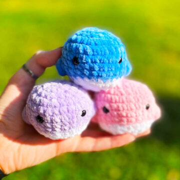 Baleine au Crochet en 20 minutes Patron Gratuit (1)