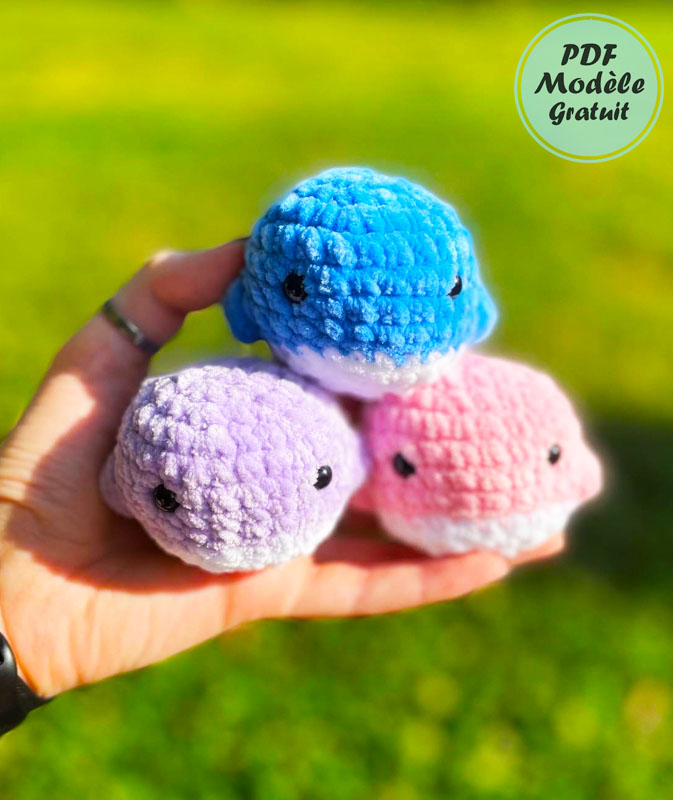 Baleine au Crochet en 20 minutes Patron Gratuit (2)