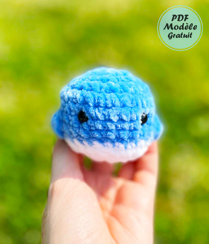 Baleine au Crochet en 20 minutes Patron Gratuit (3)