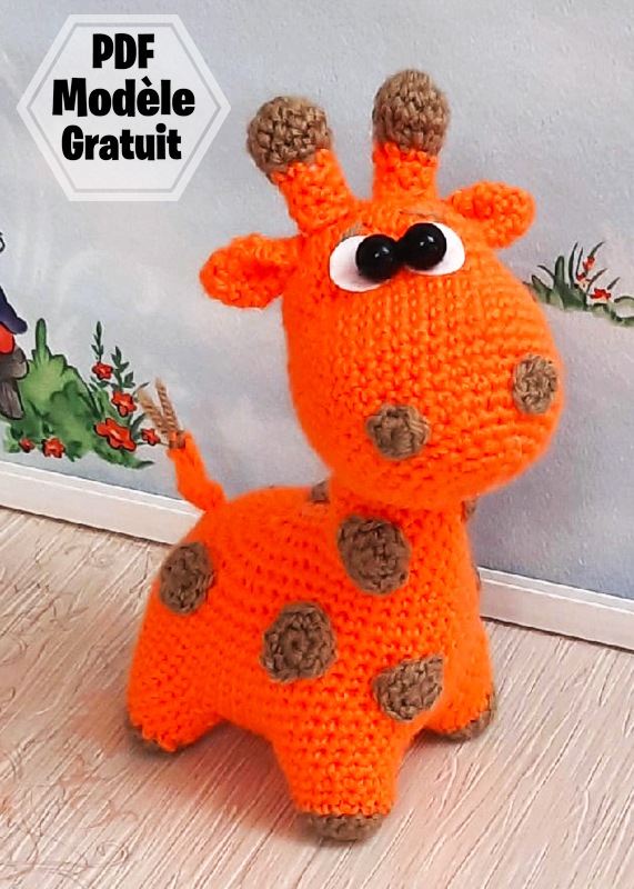 Bébé girafe PDF Amigurumi Patron Gratuit (1)