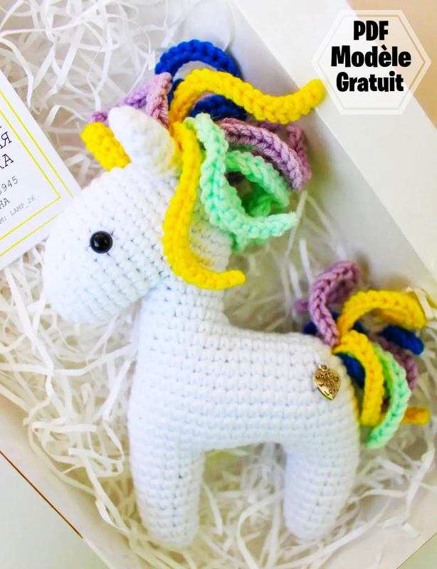 Cheval mignon Amigurumi PDF Patron Gratuit (2)