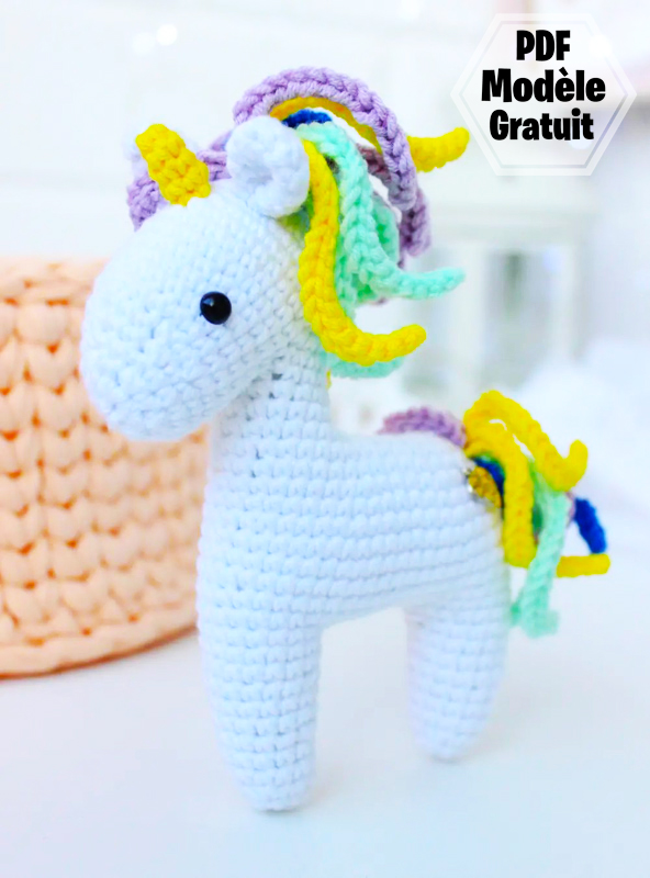 Cheval mignon Amigurumi PDF Patron Gratuit (3)