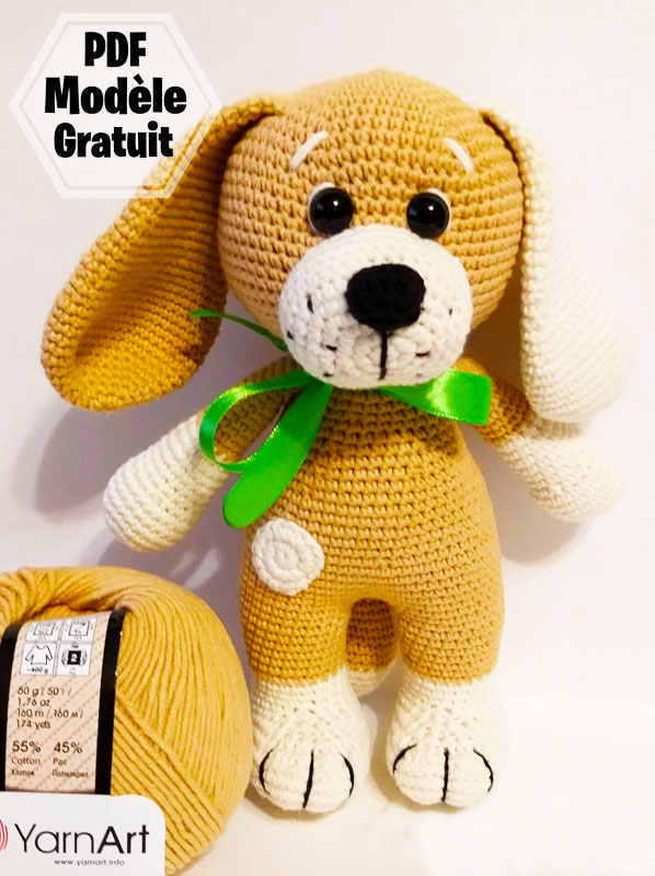 Chien incroyable Amigurumi Patron Gratuit au Crochet (1)