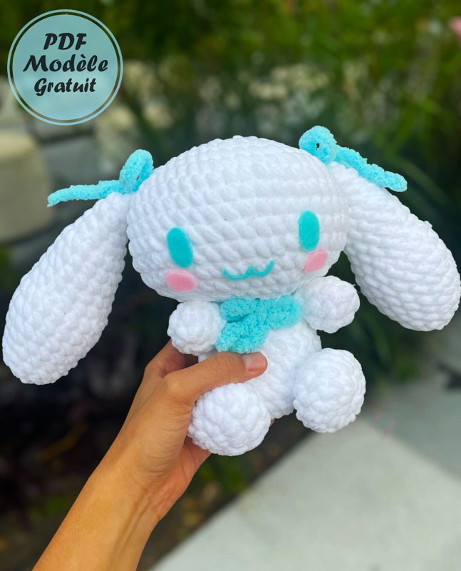 Lapin Cinnamorroll PDF au Crochet Tuto Gratuit (1)