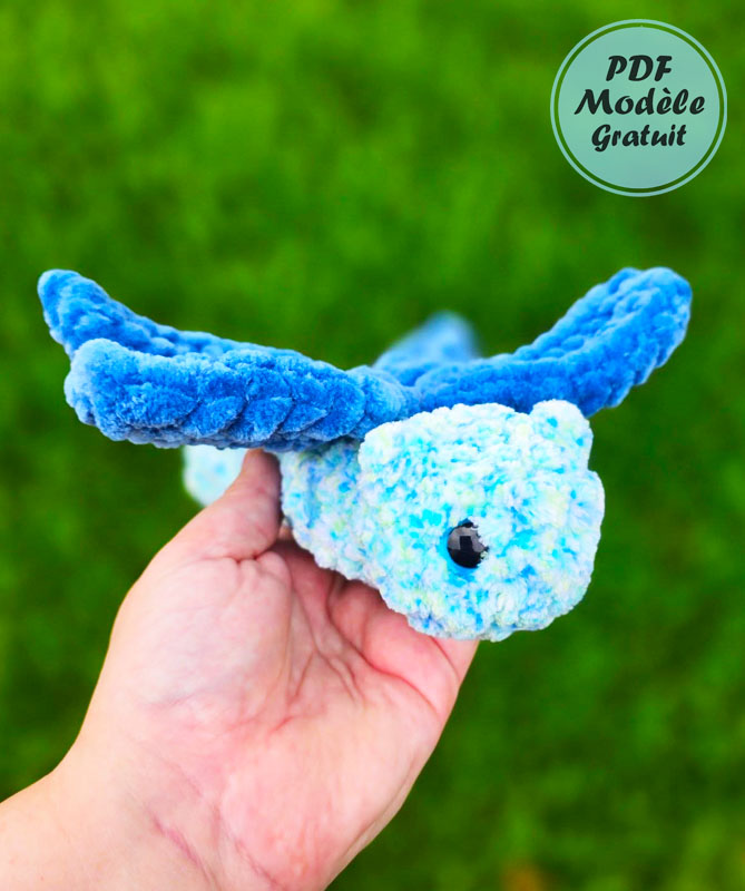 Libellule Amigurumi Patron Gratuit pour Débutants (2)