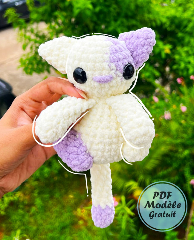 Luna le Chat Tacheté Amigurumi Patron PDF Gratuit (2)