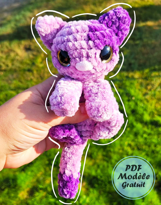 Luna le Chat Tacheté Amigurumi Patron PDF Gratuit (3)
