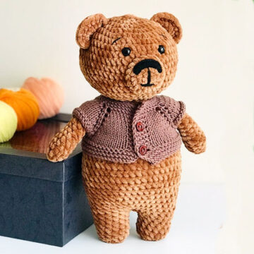 Ours en peluche Moussy PDF Amigurumi Patron Gratuit (1)
