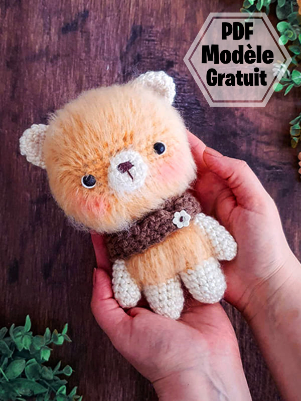 Ours en peluche poilu Amigurumi Patron PDF Gratuit (1)