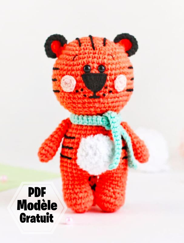 Petit tigre PDF Amigurumi Patron Gratuit (1)