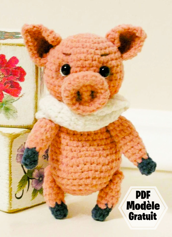Porcelet Amigurumi Patron PDF Gratuit au Crochet (2)