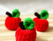 Porte-clés Pomme pour Débutants Modèle de Crochet (1)