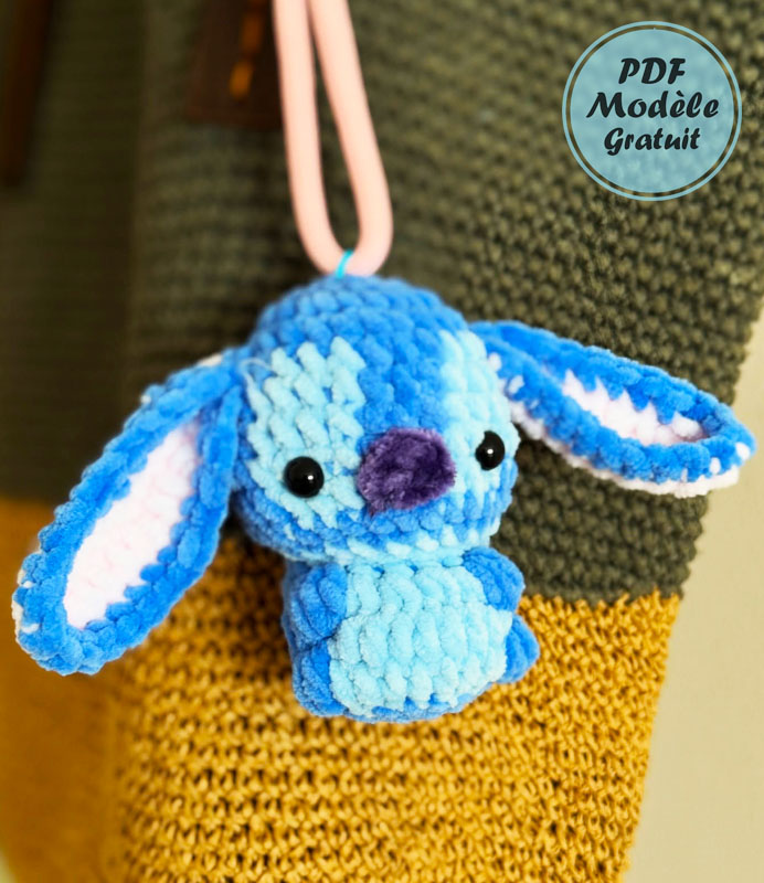 Stitch Bijou de sac au Crochet Tuto Français Patron Gratuit (2)