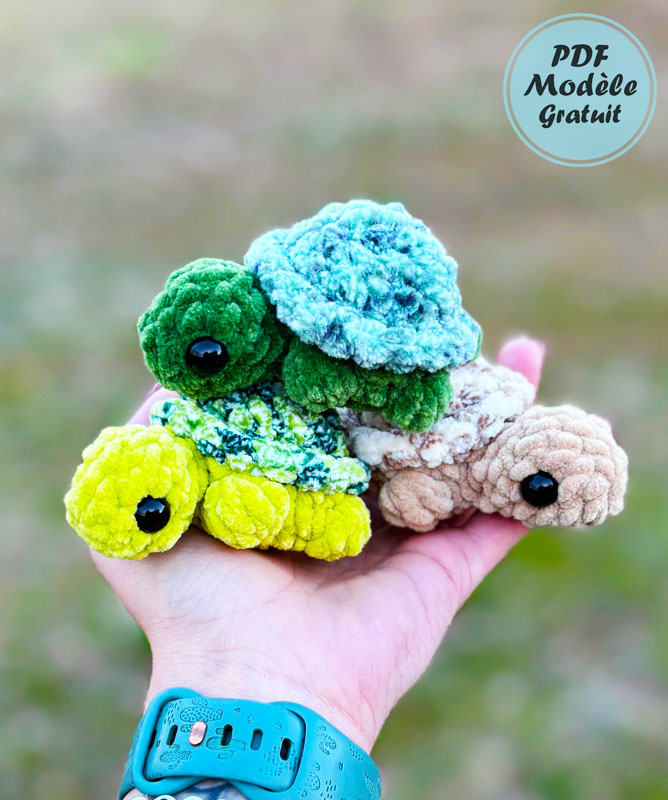 Tinny Terry la Tortue Modèle Amigurumi Sans Couture (3)