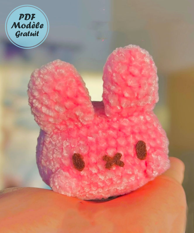 Amigurumi Lapin Porte-clés Tuto Français Gratuit (2)