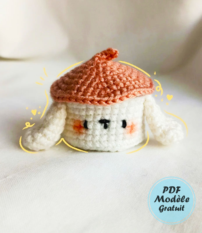 Boîte à Accessoires Chien et Lapin Modèle au crochet (1)