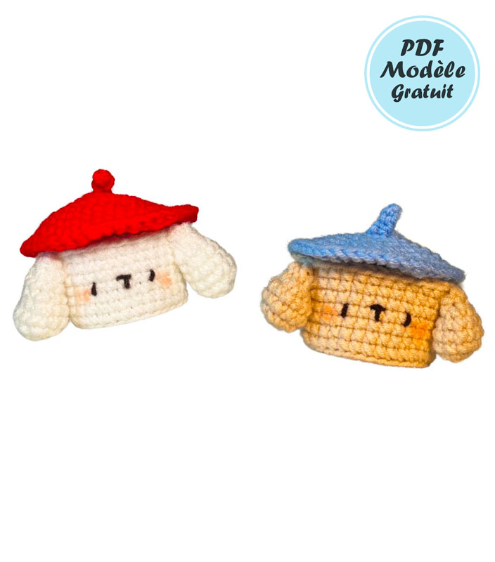 Boîte à Accessoires Chien et Lapin Modèle au crochet (3)