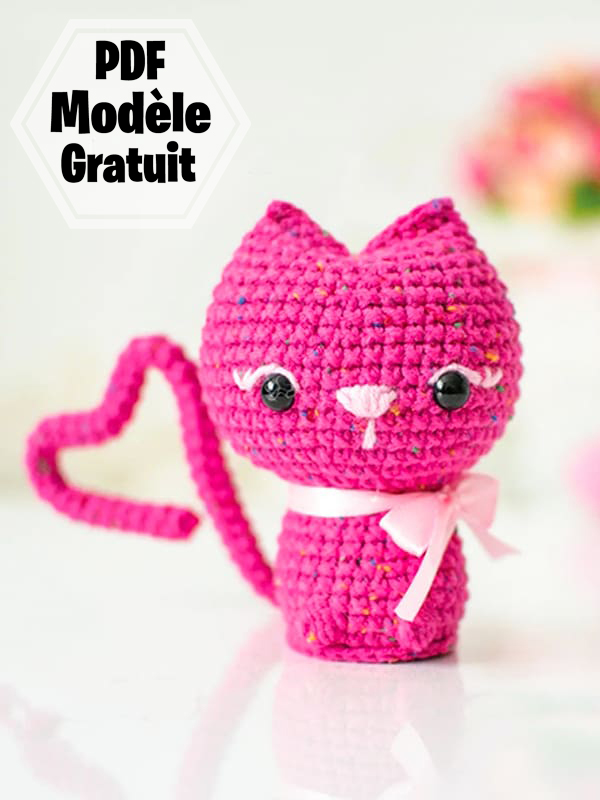 Chat Saint Valentin PDF Amigurumi Patron Gratuit (2)