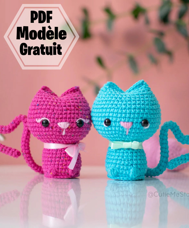 Chat Saint Valentin PDF Amigurumi Patron Gratuit (3)