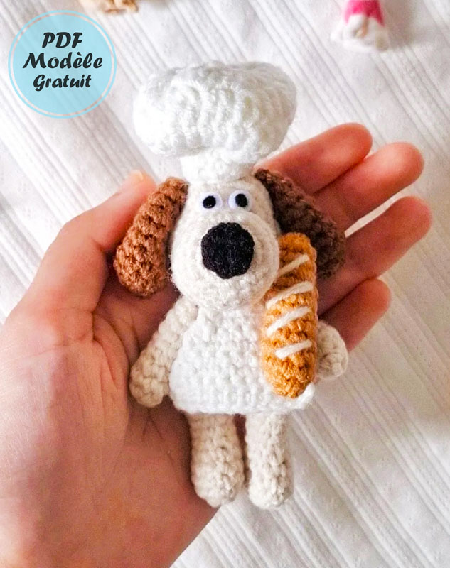 Gromit le Chien Modèle au Crochet Étape par Étape (2)
