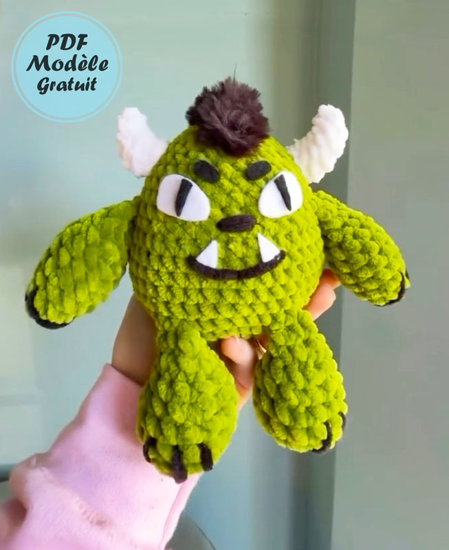 Gus le Gremlin Monstre PDF au Crochet Tuto Gratuit (3)