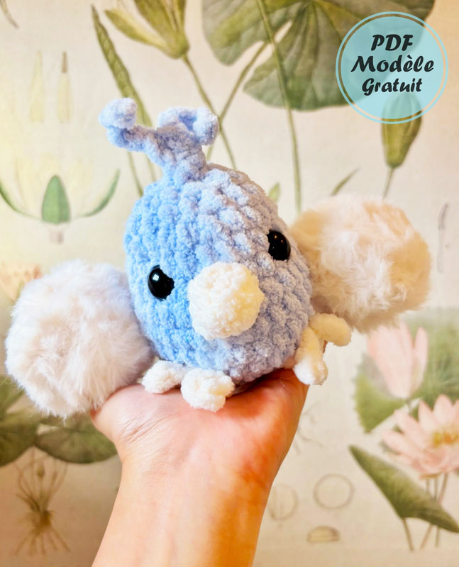 Oiseau Pokémon Tylton Crochet Modèle PDF Gratuit (3)