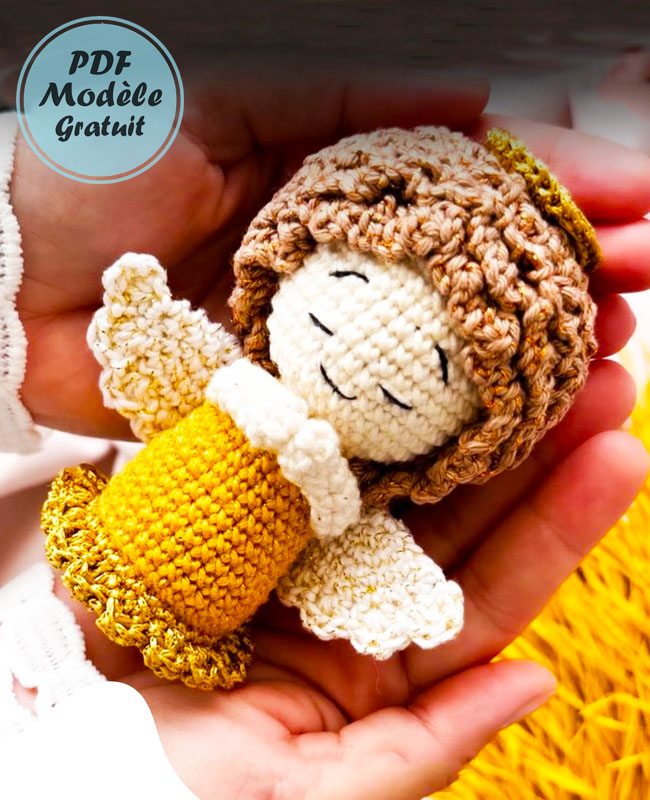 Ornement Ange au Crochet PDF Patron Gratuit (2)