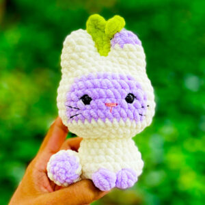 Petit chat Porte-clés Au Crochet Tuto Français (1)