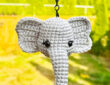 Porte-clés Éléphant au Crochet PDF Patron Gratuit (1)