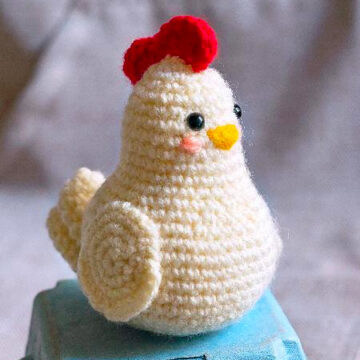 Poulet Blanc PDF Amigurumi Patron Gratuit (1)