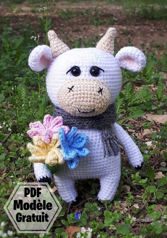 Willy le taureau PDF Amigurumi Patron Gratuit (4)