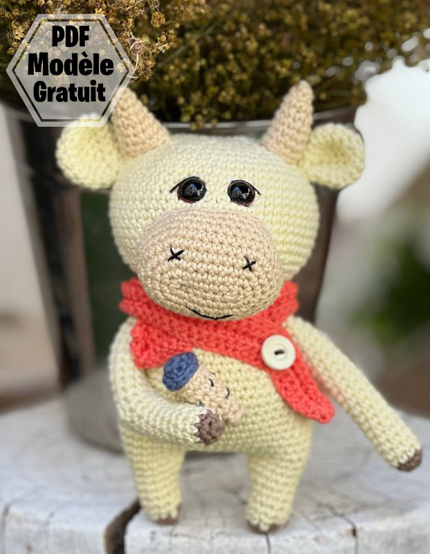 Willy le taureau PDF Amigurumi Patron Gratuit (5)