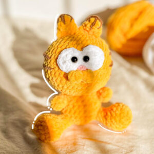 Bébé Garfield Chat au Crochet Modèle PDF Gratuit (1)