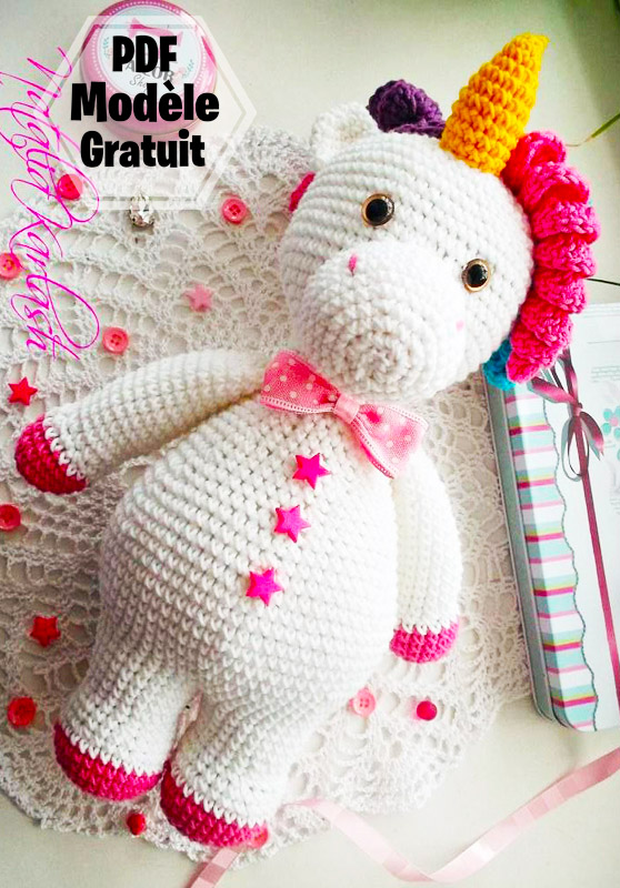 Licorne Garry Amigurumi PDF Patron Gratuit (1)