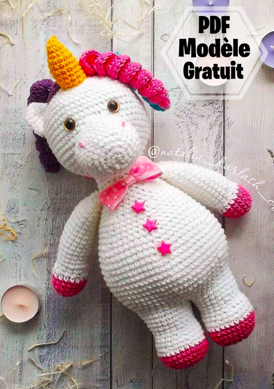 Licorne Garry Amigurumi PDF Patron Gratuit (2)