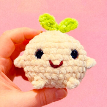 Modèle au crochet du petit germe sans couture (2)