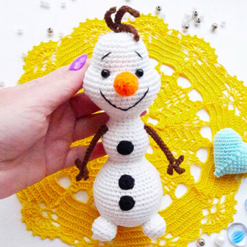 Olaf le bonhomme de neige PDF Amigurumi Patron Gratuit (1)