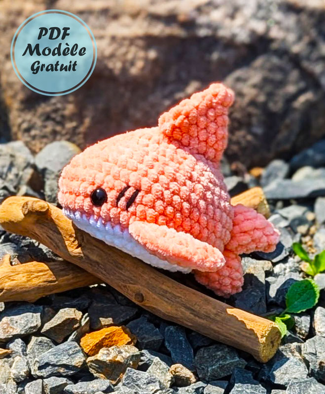 Requin Marin Amigurumi Modèle PDF Gratuit (2)