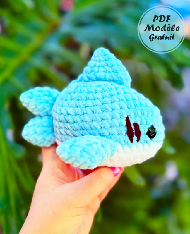 Requin Marin Amigurumi Modèle PDF Gratuit