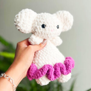 Souris en mode Ballerine et Fée PDF Modèle Gratuit (1)