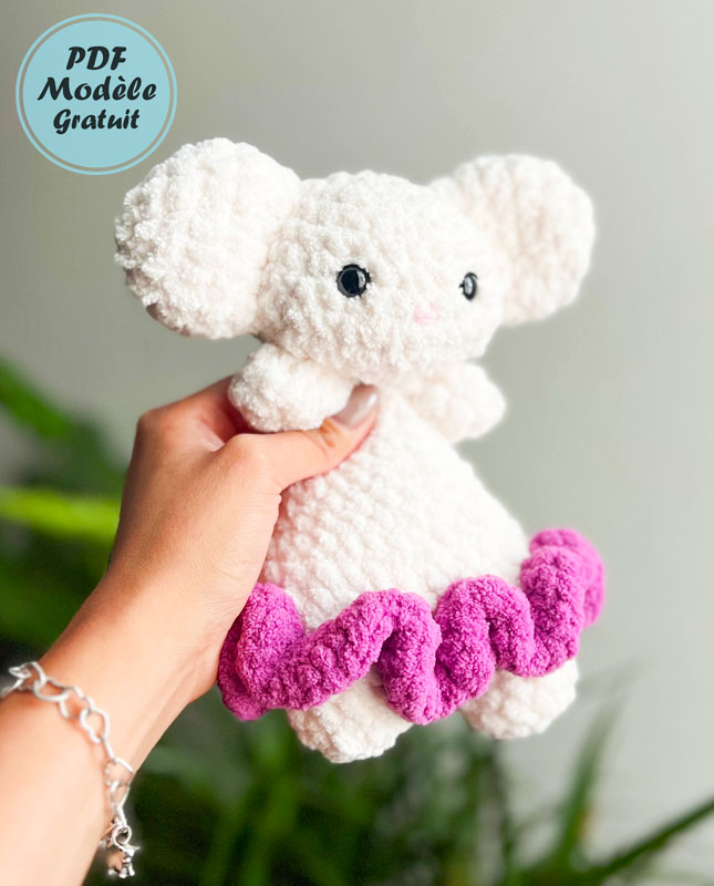 Souris en mode Ballerine et Fée PDF Modèle Gratuit (2)