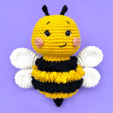 Abeille de printemps Amigurumi PDF Patron Gratuit (1)