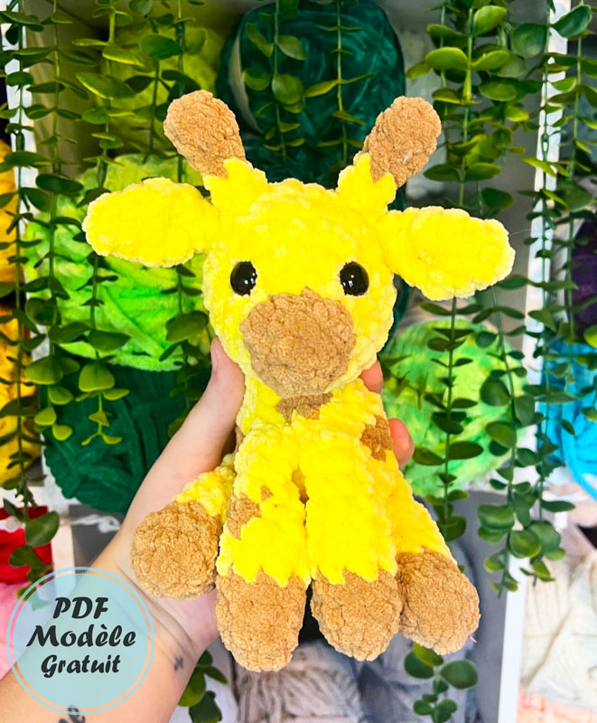 Amigurumi Girafe de Base PDF Patron Gratuit (2)