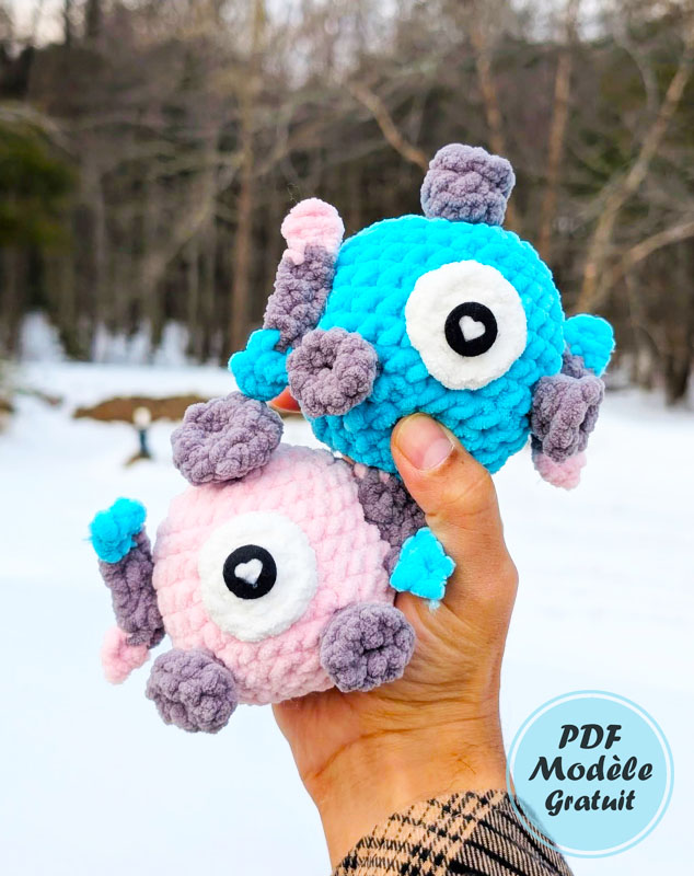 Amigurumi Magnéti Pokemon PDF Patron Gratuit (3)