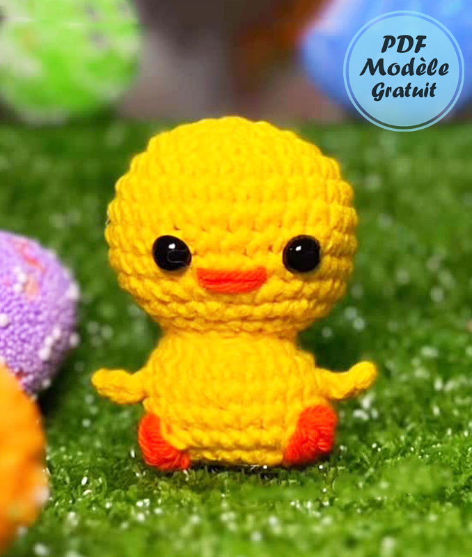 Amigurumi Poussin de Pâques Facile Patron PDF Gratuit (2)