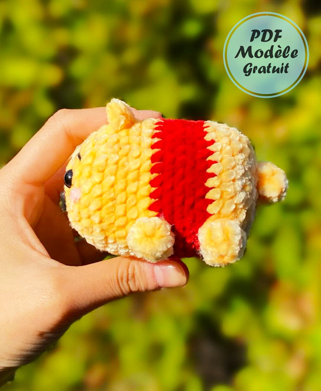 Amigurumi Winnie l'ourson PDF Patron Tuto Gratuit (3)